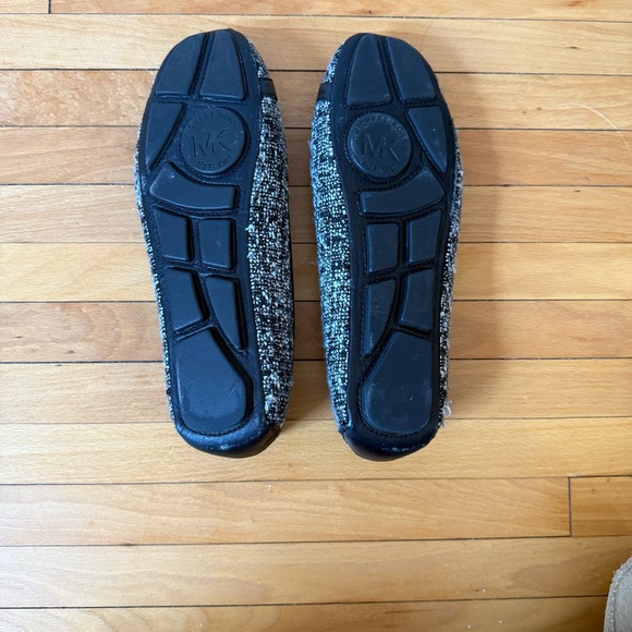 Michael Kors Fulton Moccasins Black and White Tweed Women's Flats Sz 9 EUC - Picture 6 of 6